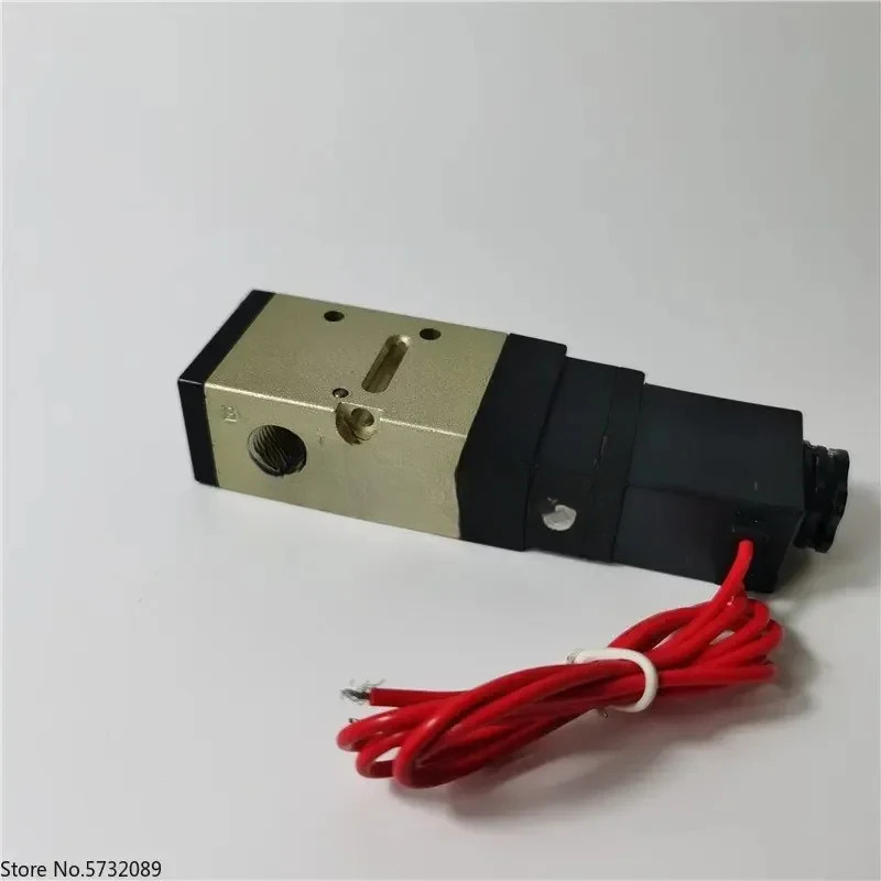 2pcs 전기 제어 방향 밸브 NF3130 AC220V DC24V 2위치 5방향 DZT 솔레노이드