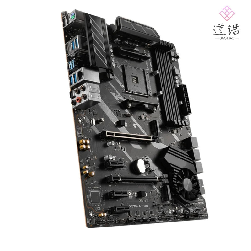 X570-A PRO 마더보드128GB M.2 HDMI 소켓 AM4 DDR4 X570 메인보드 완전 작동 리퍼