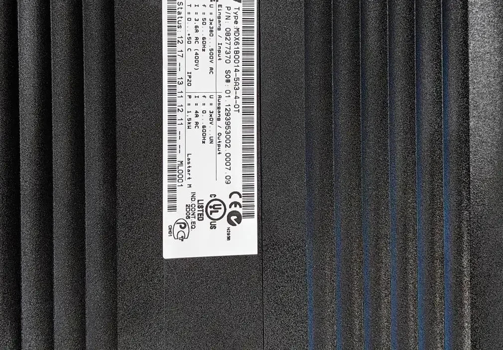 MDX61B0014-5A3-4-0T Profinet 보드가 포함된 Movidrive