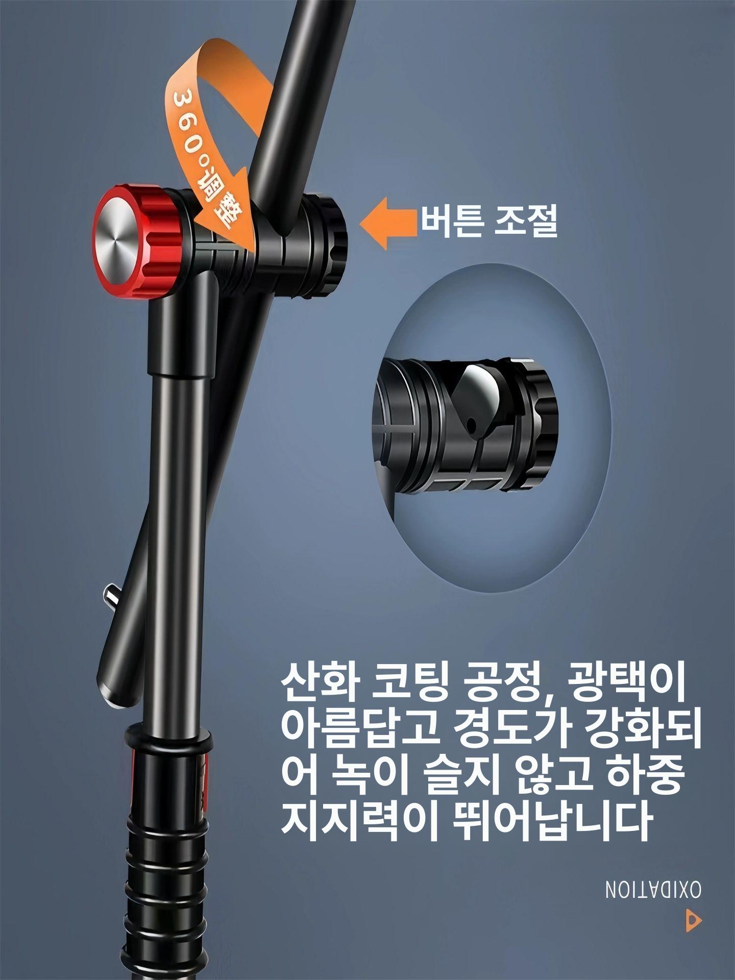 파라솔 테이블 바퀴 카트 행사용 접이식 일체형 폴딩 풀 로드 스테인리스 스틸 강화 대형 A - 상세 이미지 4