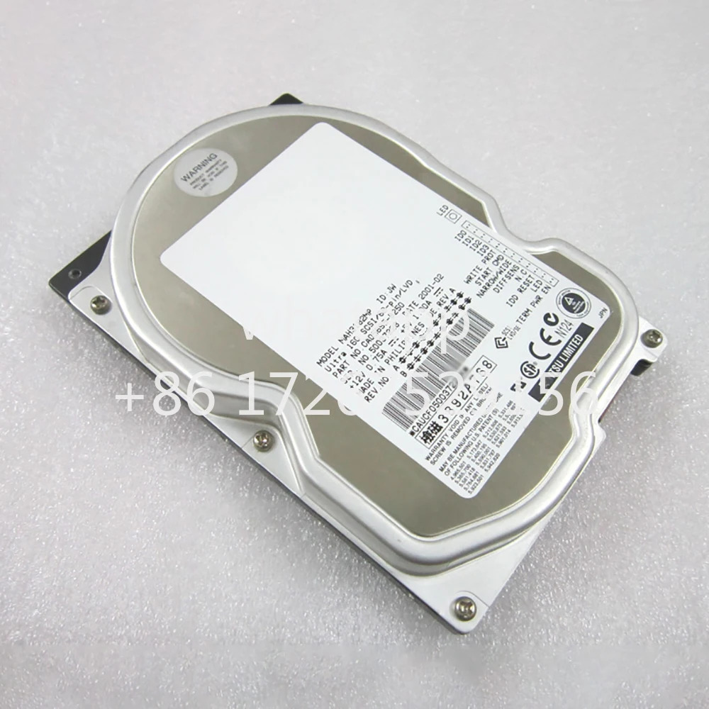 18G 68Pin 10000RPM 3.5 U160 하드 드라이브SCSI 서버 MAH3182MP 하게 작동