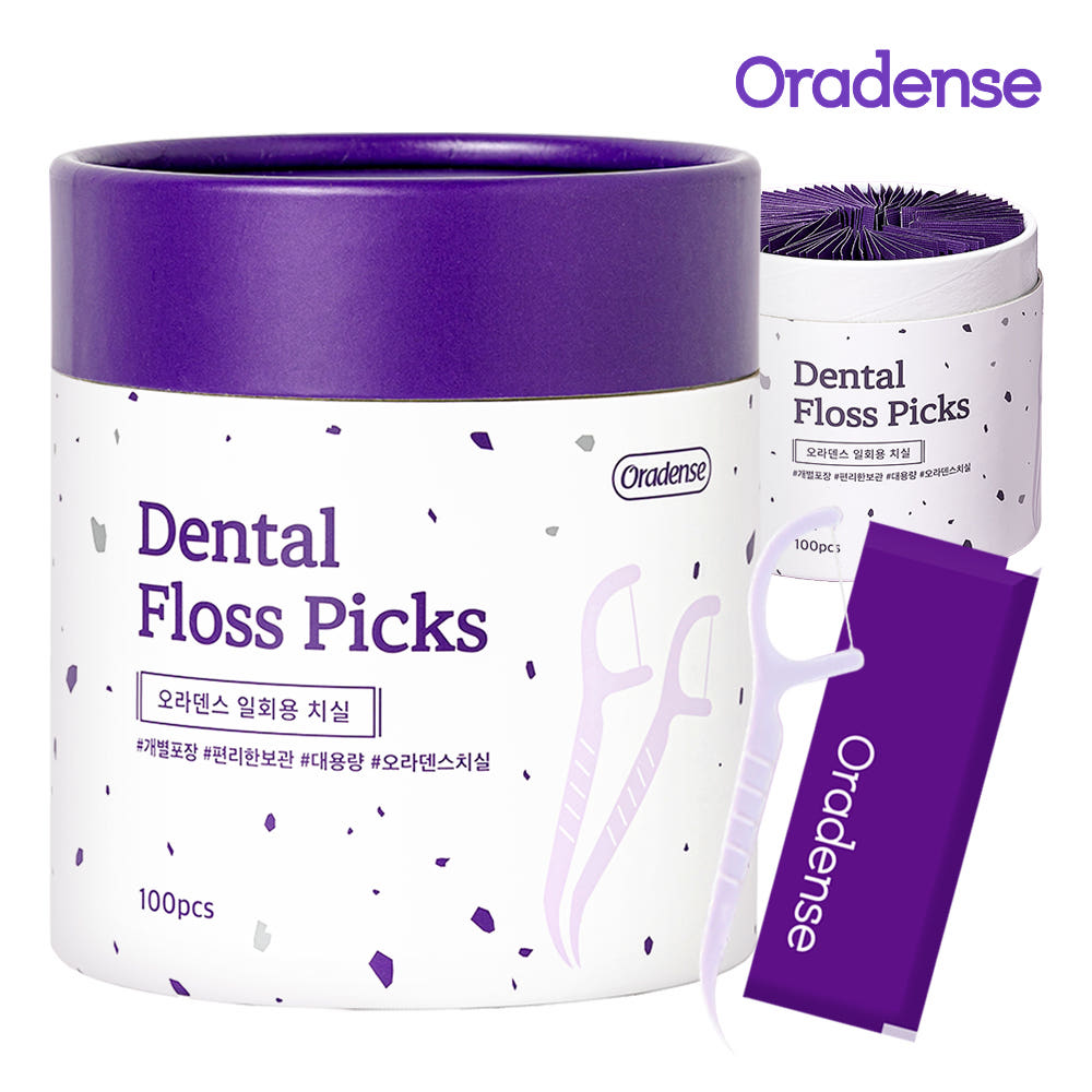 개별포장 일회용 치실 100개