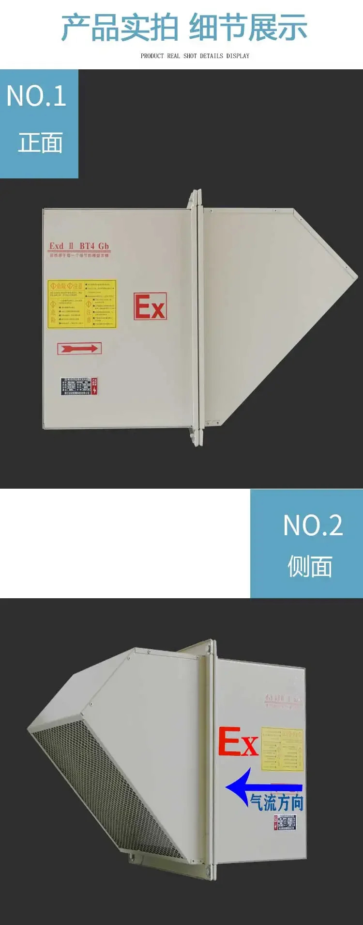 DWEX 방폭형 측벽 팬 250 BWEX300 벽