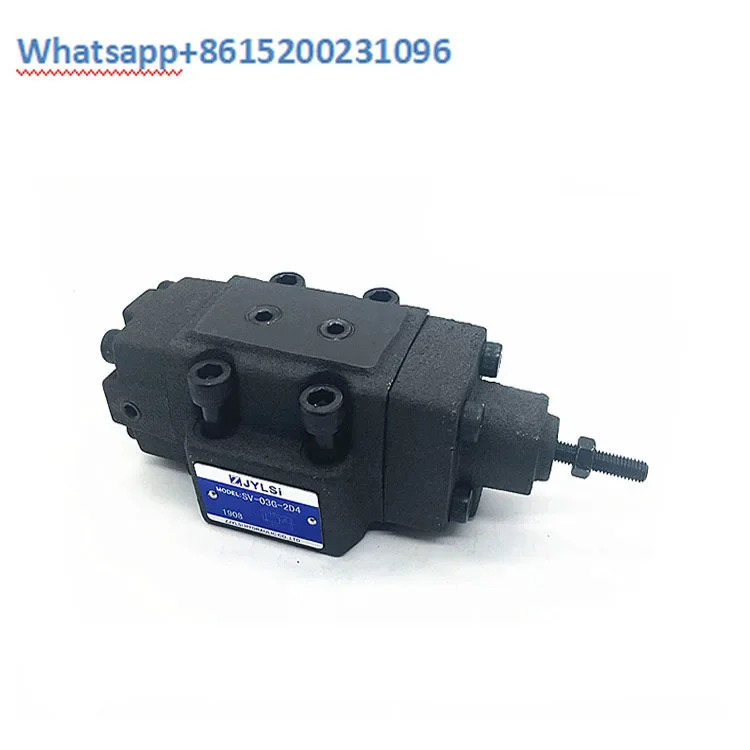 유압 오일 압력 밸브 단방향 시퀀스 플레이트 밸런스 SV-03G-1-D4 SV-06G-2-D4 ET 20