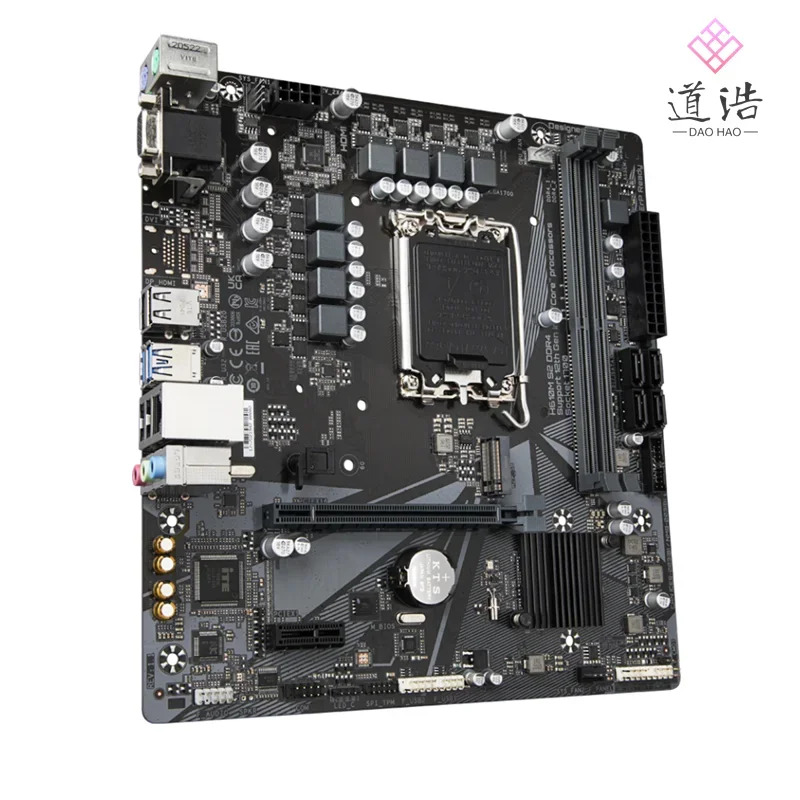 H610M S2 DDR4 마더보드 64GB M.2 VGA LGA 1700 마이크로 H610 메인보드 완전 작동 리퍼