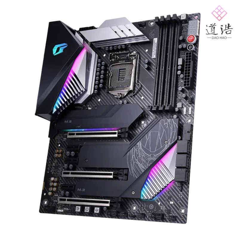 Colorful IGAME Z490 VULCAN X V20 마더보드 128GB HDMI DP LGA 1200 DDR4 메인보드 리퍼 완료
