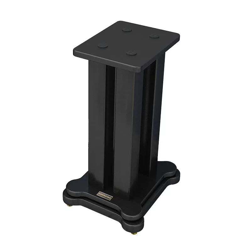 스피커 스탠드 우퍼 거치대 서라운드 철제 북쉘프 받침대 N81 블랙 22 x 28x20 높이 1쌍 - 상품 이미지