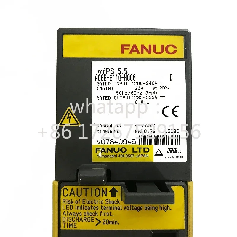 CNC 기계 시스템A06B-6079-H101 Fanuc 서보 증폭기를 리퍼했습니다.