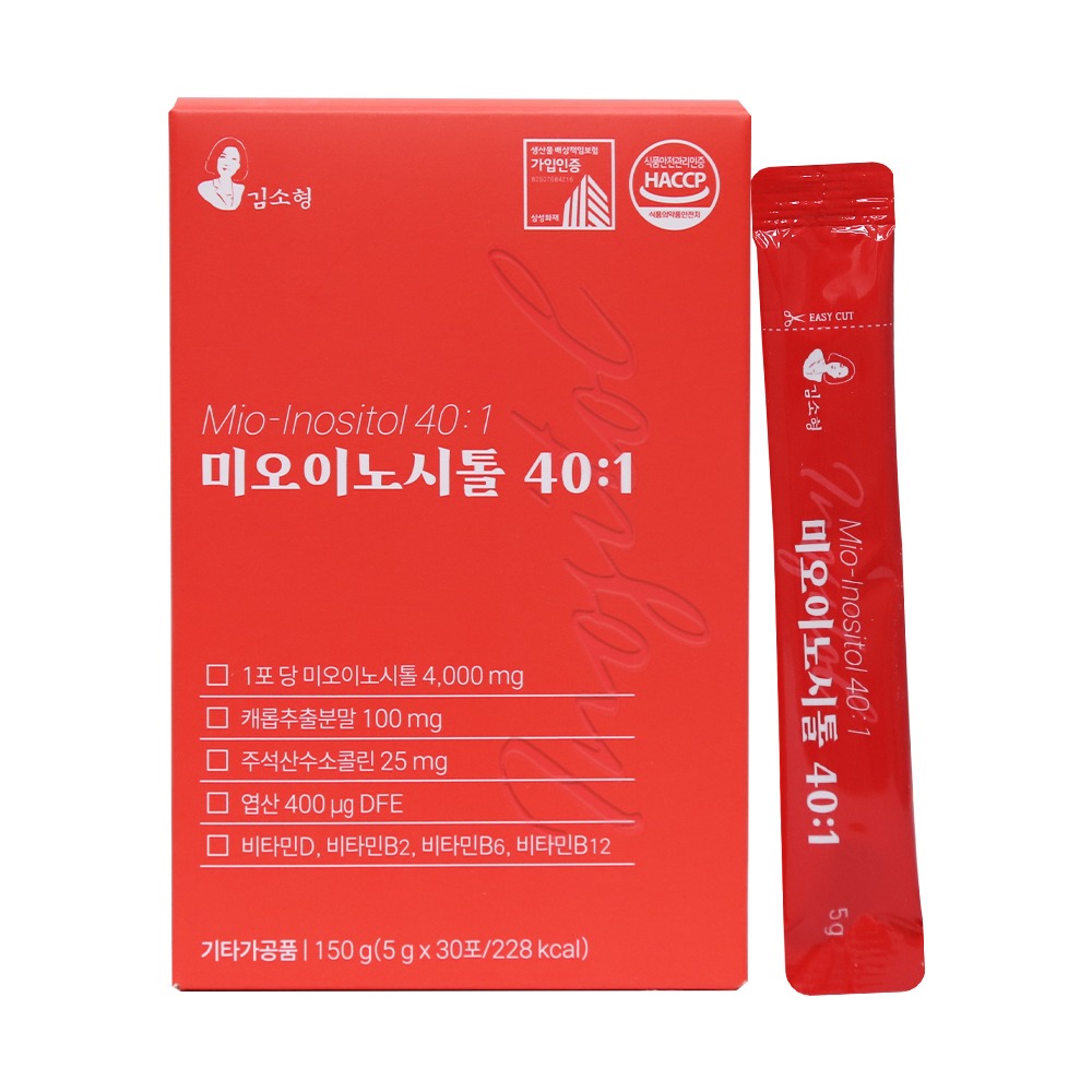 미오 이노시톨 40:1 콜린이노시톨 효능 5g x 60포 - 상세 이미지 3