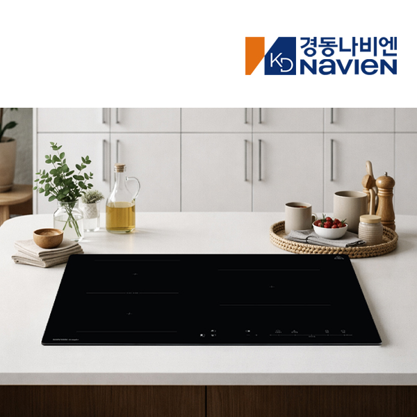 나비엔매직 1등급 3구 인덕션 슈퍼플렉스존 전기레인지 3.4kW ERI 3403 빌트인, 블랙
