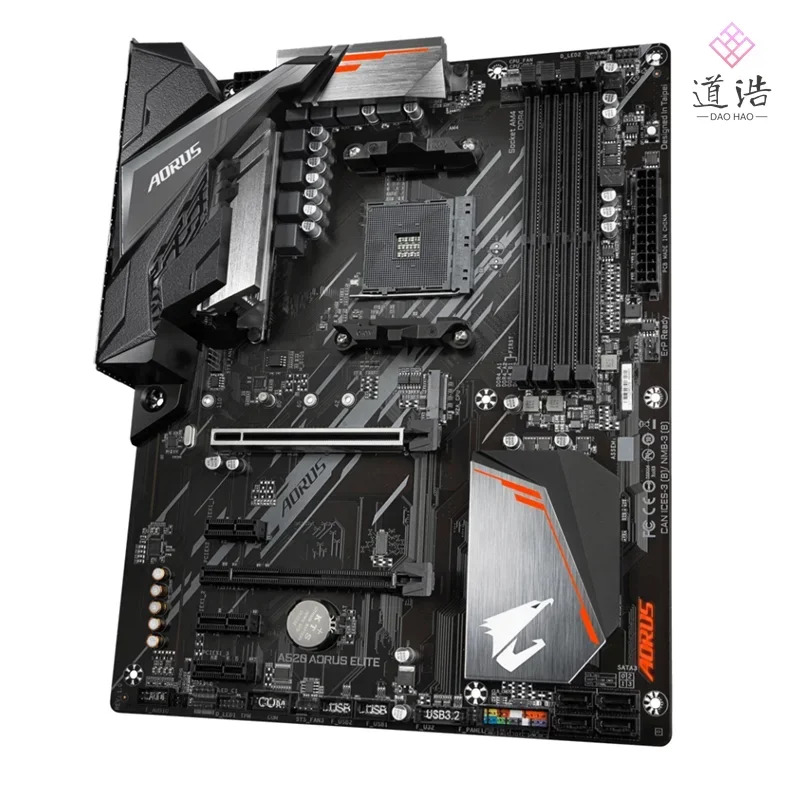 A520 AORUS ELITE 마더보드 128GB 지원 Ryzen호환대 CPU AM4 DDR4 메인보드 완전 작동 리퍼