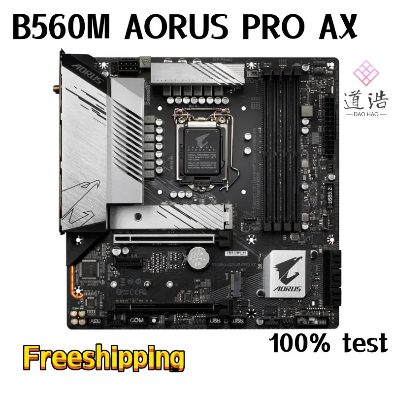 B560M AORUS PRO AX Mtherboard 128GB M.2 HDMI DP LGA 1200 DDR4 마이크로 B560 메보드 완전 WorkMA 리퍼