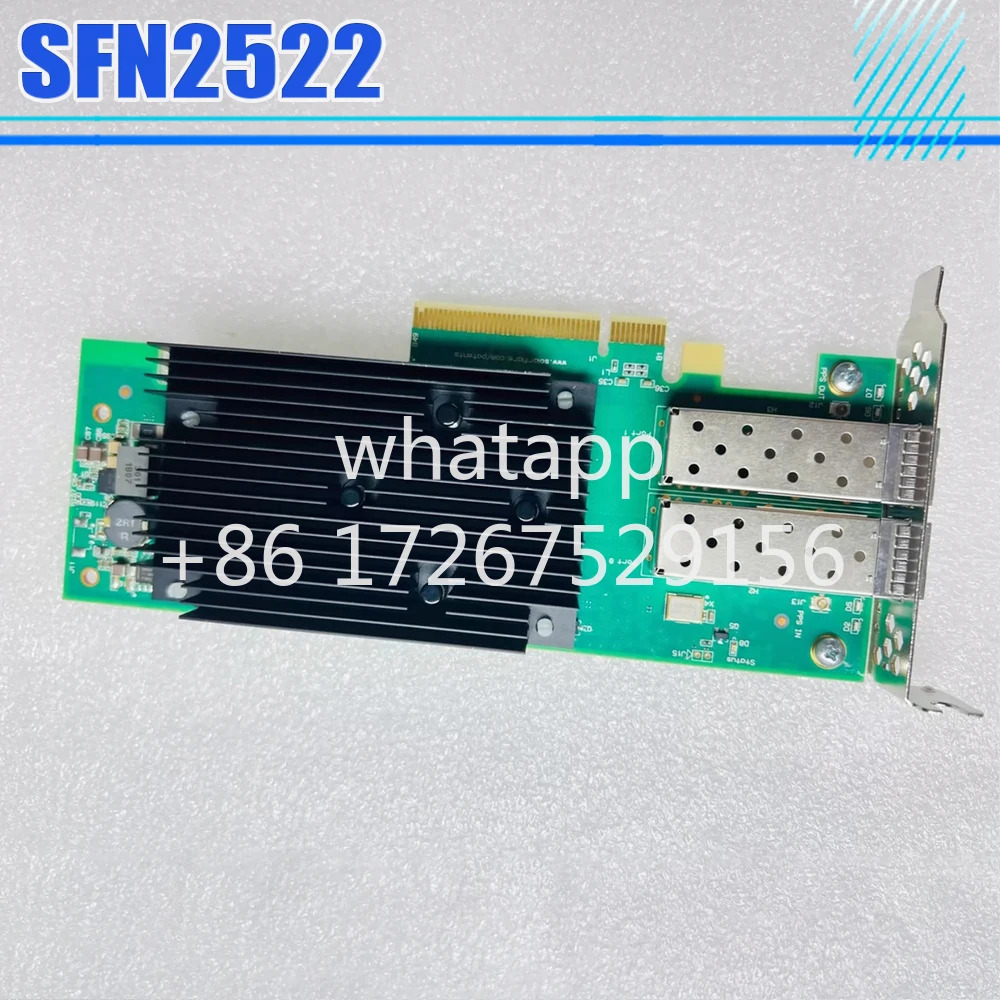 Solarflare SFN2522 X2522 8522 PluS 10Gb 지원 Openonload PTP 고성능 낮은 대기 시10G 듀얼 포트 카드