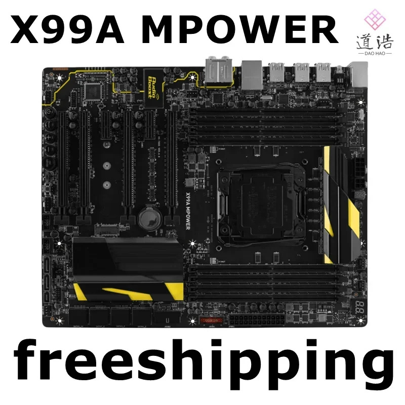 X99A MPOWER 마더보드128GB LGA 2011-V3 DDR4 X99 메인보드 완전 작동 리퍼