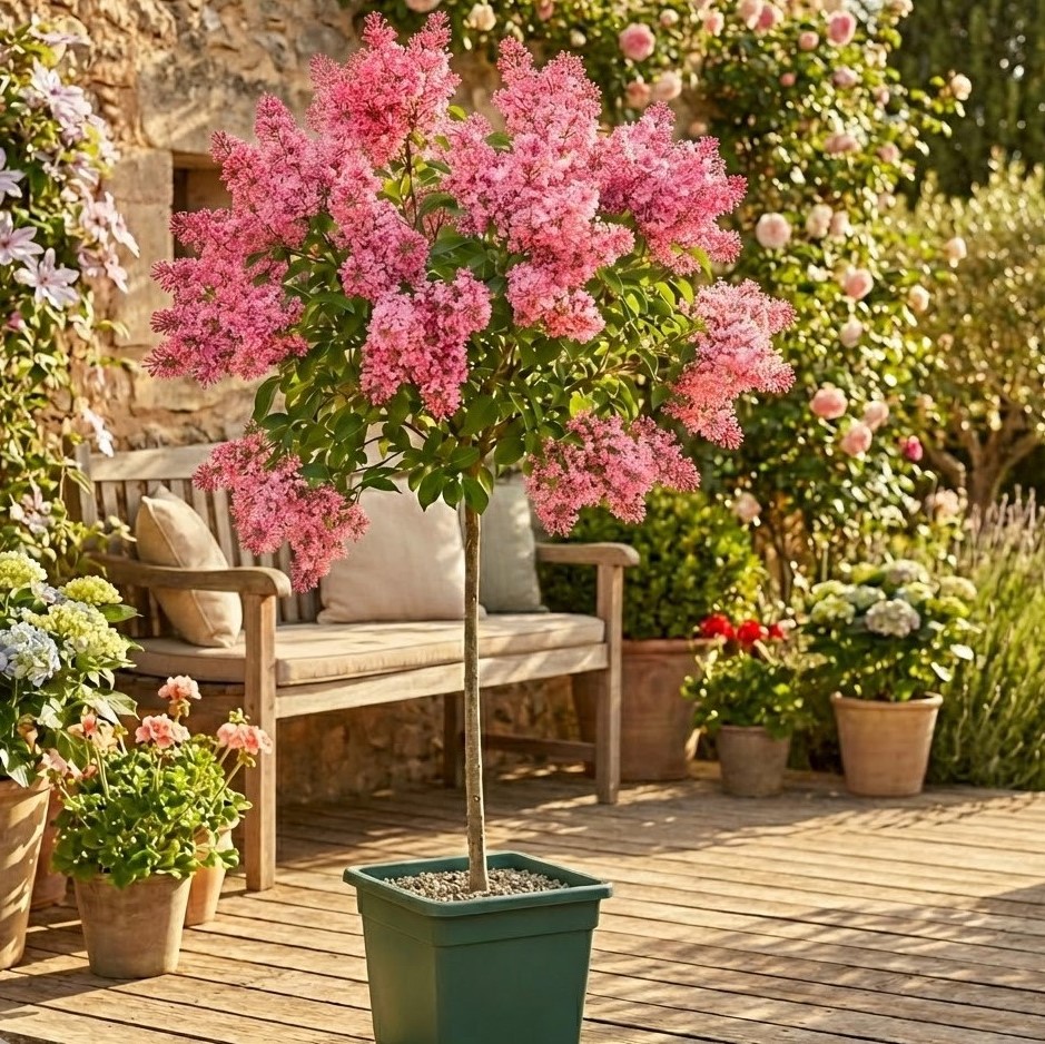 스텐다드라일락 핑크퍼퓸 4년 대품 8치화분 실사용 후기 | 효과 있을까? - 대표 이미지