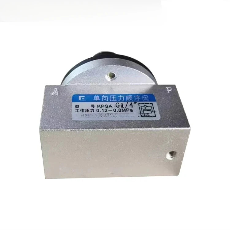 KPSA-L6/L8/L10/L15 공압식 FANGDA 단방향 압력 시퀀스 밸브는 가능