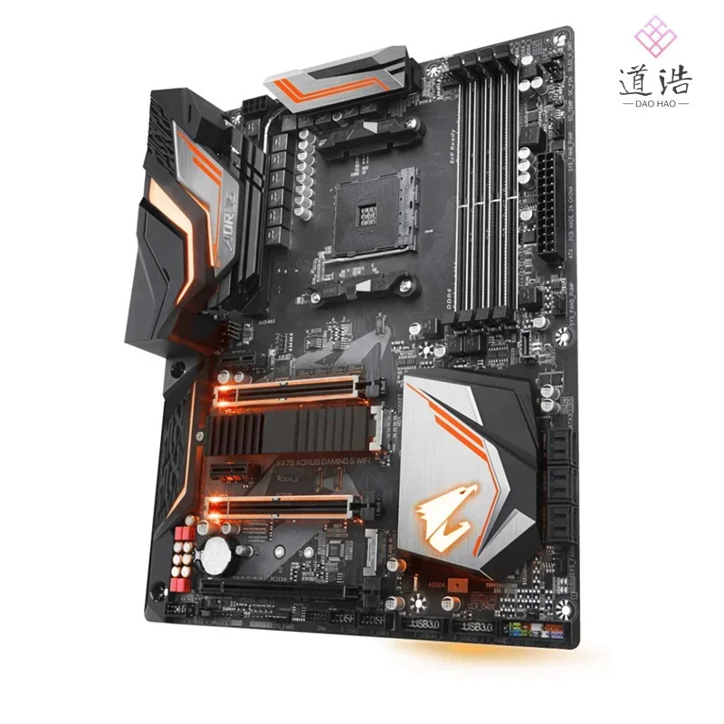 X470 AORUS GNG 5 WIFI 마더보드 64GB HDMI M.2 소켓 AM4 DDR4 메인보드 완전 작동 리퍼