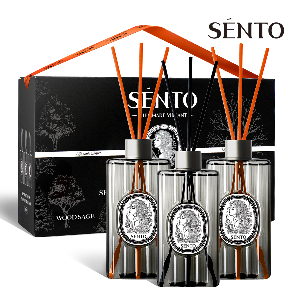 센토 인텐스 프리미엄 대용량 디퓨저 선물세트 우드세이지, 550ml, 3개 - 상품 이미지