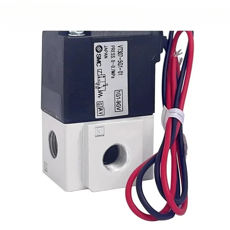 SMC 진공 솔레노이드 밸브 VT307-5G1-01-02/VT307V-4G1 2/3방향 VT317