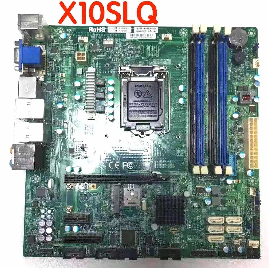 Suoermicro X10SLQ 마더보드13A02-1 48.5Q804.11 메인보드 완전 작동 리퍼
