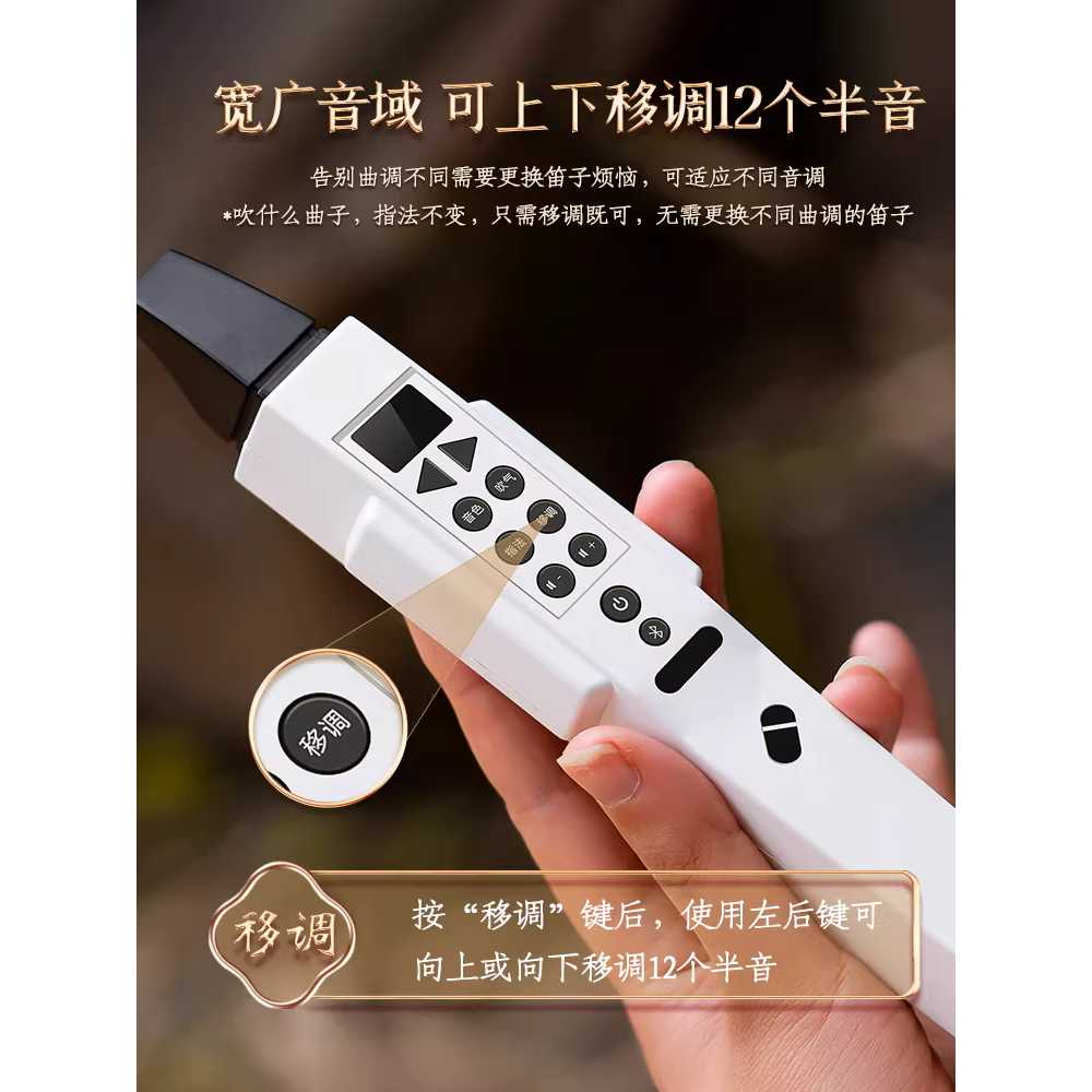 전자 리코더 교과서 동호회 학생 다기능 연습용 피리 화이트 기본 + 전자 튜토리얼 - 상세 이미지 4