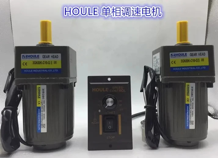 기어 감속 모터 6W-400W 정방향 역방향 속도 제어 AC 220V 저속