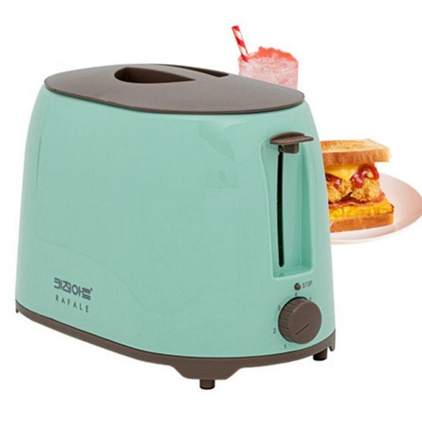 레트로 일반형 토스터기 두꺼운 넓은 투입구 토스터기 홈카페 식빵 조식