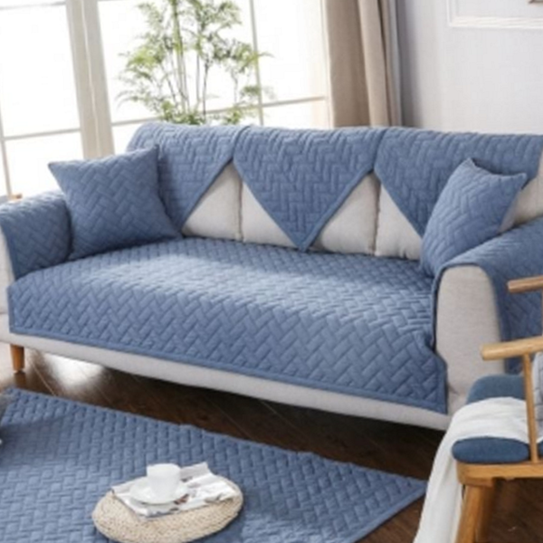 논슬립 3인용 소파 패드 워싱 헤링본 소파 패드 거실 쇼파