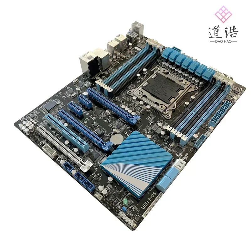 P9X79 LE 마더보드 PCI-E3.0 SATA II III LGA 2011 DDR3 X79 메인보드 완전 작동 리퍼