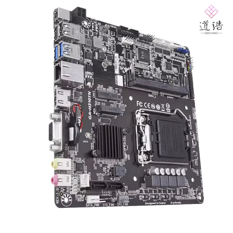 GA-H310TN 산업마더보드16GB HDMI M.2 LGA 1151 DDR4 Mini-ITX 17x17 H310 메인보드 완전 작동