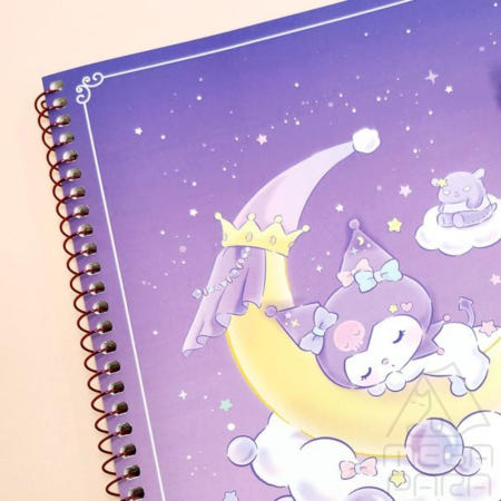 MEGAPARA협력사 산리오 연습장 스윗드림 쿠로미 일반연습장 무선노트 스프링노트