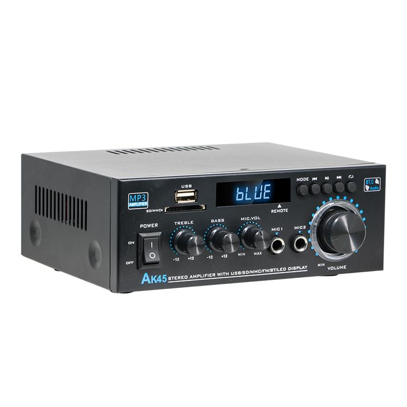 스테레오 야외 스피커 FM 라디오 USB 재생 RCA AK45 블루투스포함 - 상품 이미지