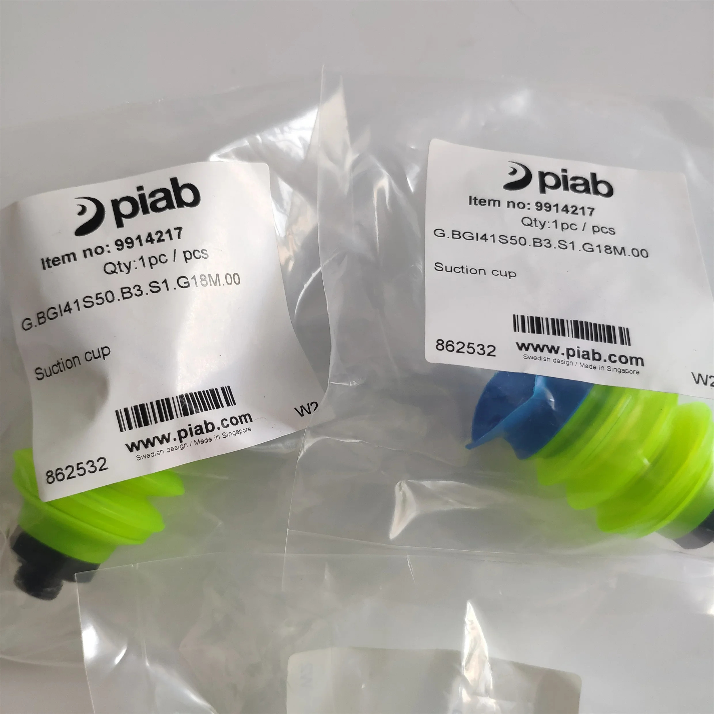 프록시 PIAB 흡입 컵 G BGI41S50.B3.S1.G18M.00 9914217 오리지널