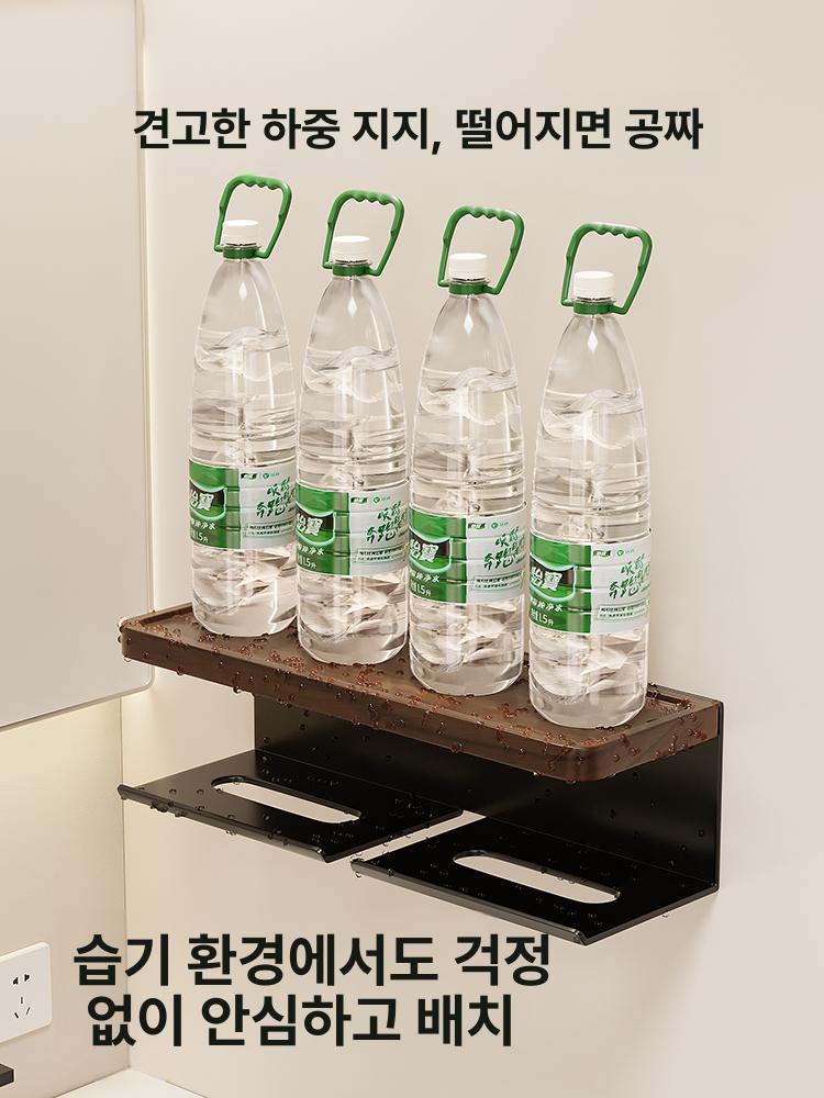 원목 벽걸이형 업소용 핸드타올 케이스 화장실 벽걸이 블랙월넛 두꺼운 논슬립 더블서랍형휴지걸이 - 상세 이미지 5