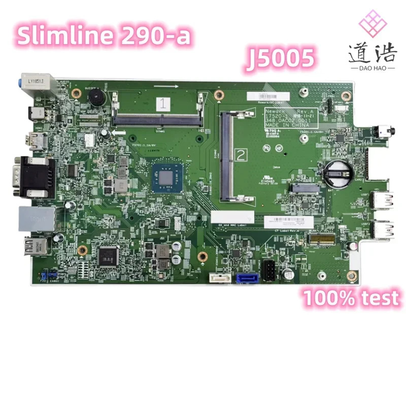 942036 -603 hp호환 슬림라290-a 데스크탑 마더보드17520-1 L46245-001 -003 J5005 CPU DDR4 리퍼 완료 완전 작동
