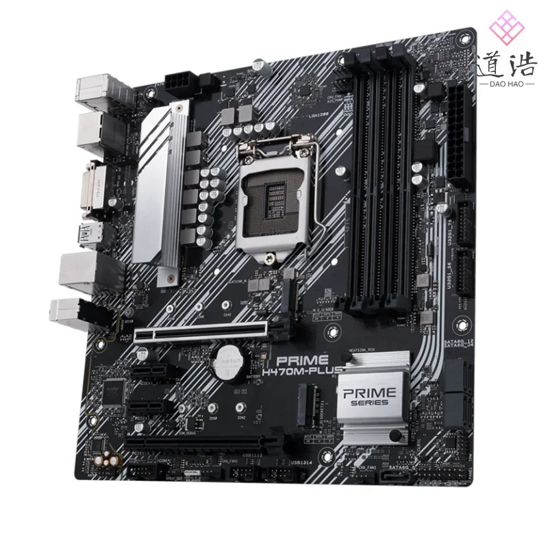 PRIME H470M-PLUS 마더보드128GB HDMI PCI-E3.0 M.2 LGA 1200 DDR4 마이크로 H470 메인보드 리퍼 완료