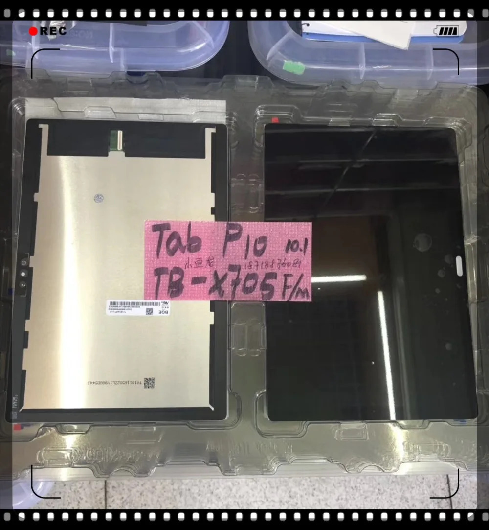 Lenovo호환 Tab P10 TB-X705 TB-X705L TB-X705F TB-X705M LCD 디스플레이 터치 스크린 디지타이저 유리 어셈블리 리퍼