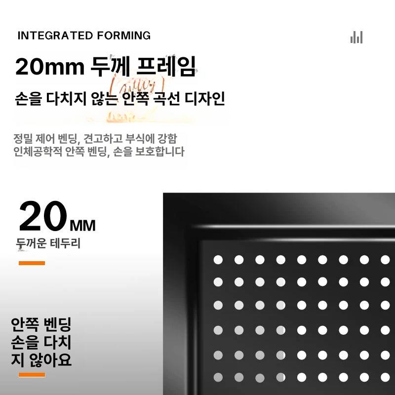 이동식 타공판보드 거치대 타공 선반 타공판 상품 철판 파티션 걸이 걸이대 타공보드 소품 - 상세 이미지 3
