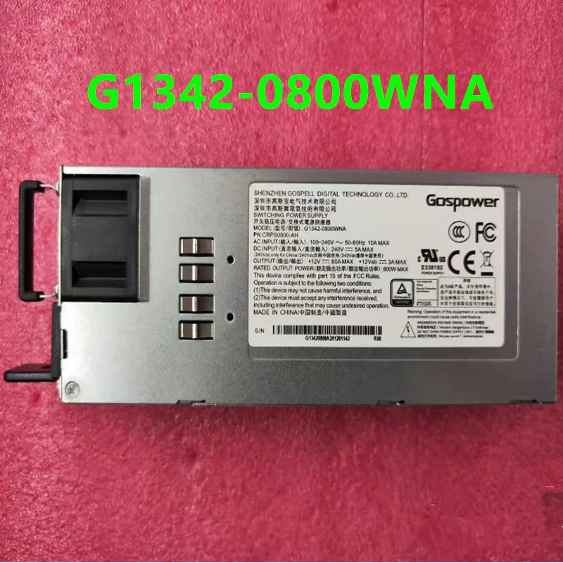 GOSPOWER 800W G1342-0800WNA CRPS0800-AH새 원본 전원공급장치