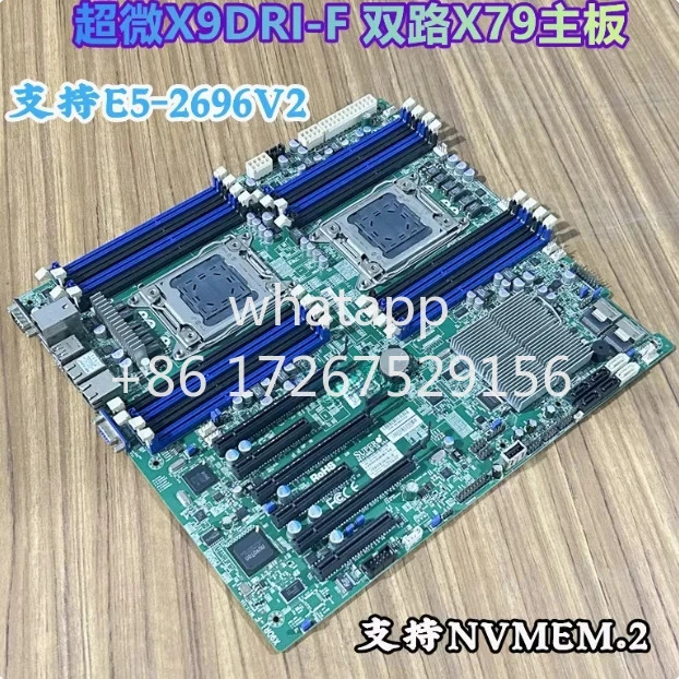 슈퍼 마이크로 듀얼 X79 X99 E5 워크스테이션 오픈 M2 조립 기계 메보드 X9DRI-F/X9DR3-F
