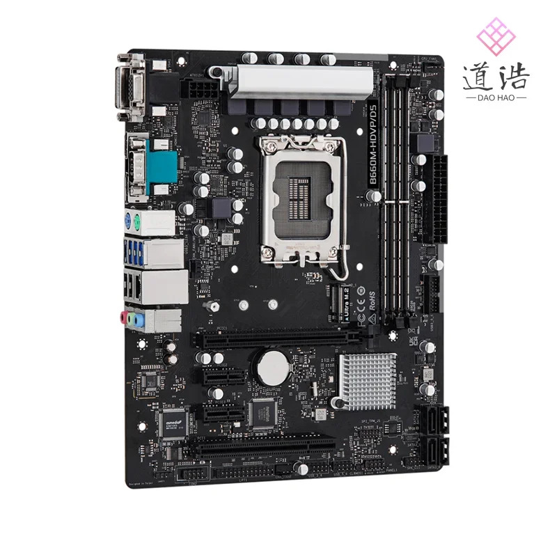 ASRock호환 B660M-HDVP/D5 마더보드96GB HDMI M.2 PCI-E4.0 LGA 1700 DDR5 마이크로 B660 메인보드 완전 작동 리퍼