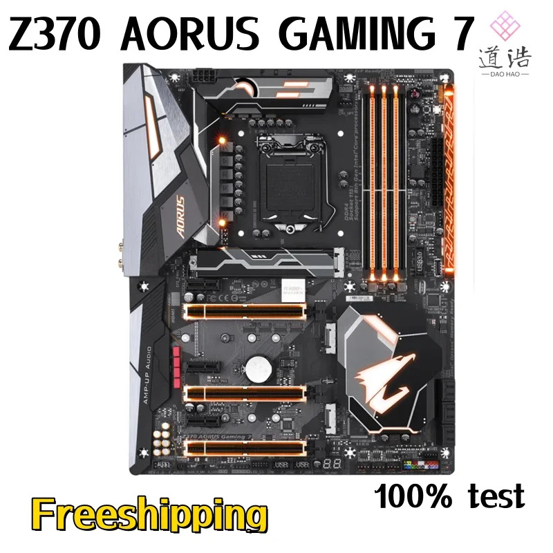 Z370 AORUS GNG 7 마더보드 64GB HDMI M.2 LGA 1151 DDR4 메인보드 완전 작동 리퍼