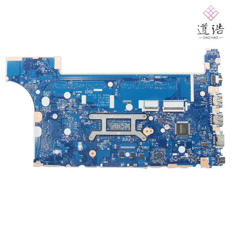 NM-B911 Lenovo호환 Thinkpad E490 E590 노트북 마더보드 FE490/FE590/FE480 5B20V81840 02DL805 I5-8265U CPU DDR4