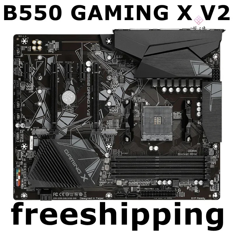 B550 GNG X V2 마더보드128GB AM4 DDR4 메인보드 완전 작동 리퍼