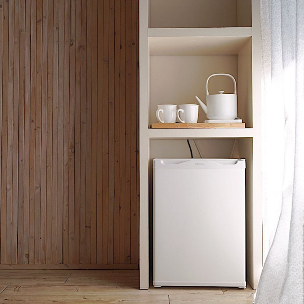 소형 냉장고 40L WC-40BW 무소음 음료 다용도 우측 열림(좌힌지), 화이트 - 상세 이미지 5