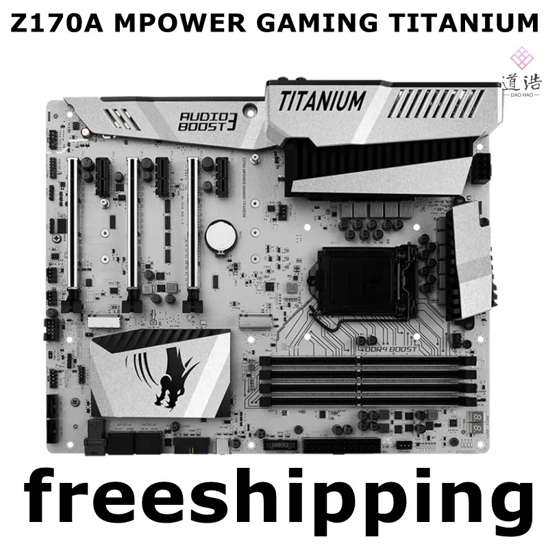 Z170A MPOWER GNG 티타늄 마더보드64GB LGA 1151 DDR4 Z170 메인보드 완전 작동 리퍼