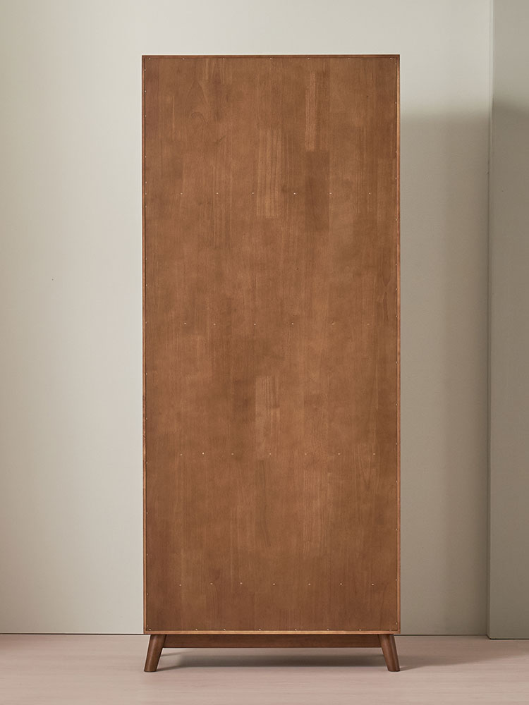 오크빌 오테카 원목 유리 장식장 위스키장 4단 월넛 인테리어 거실 수납장 엔틱 진열장