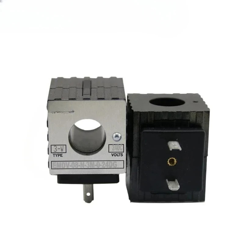 굴삭기 예비 부품 A 249900001494 솔레노이드 밸브 코일 EMDV-08-N--0-24DG16mm