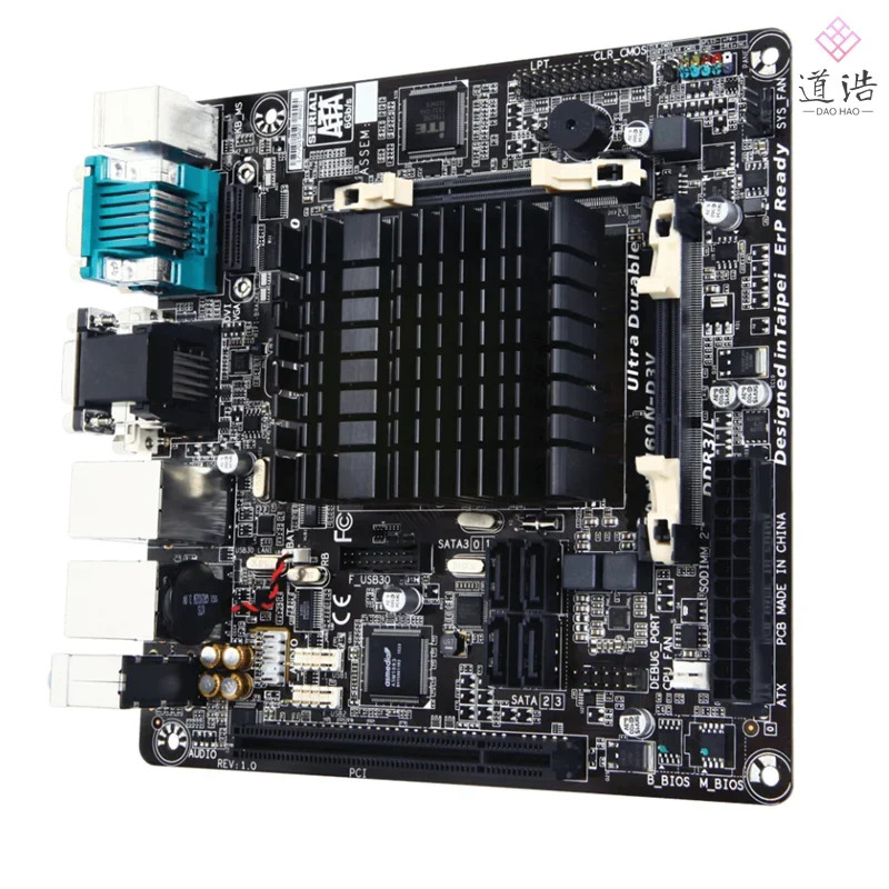 GA-N3160N-D3V 마더보드 8GB N3160 CPU M.2 SATA3.0 DDR3 Mini-ITX 17x17 메인보드 완전 작동 리퍼