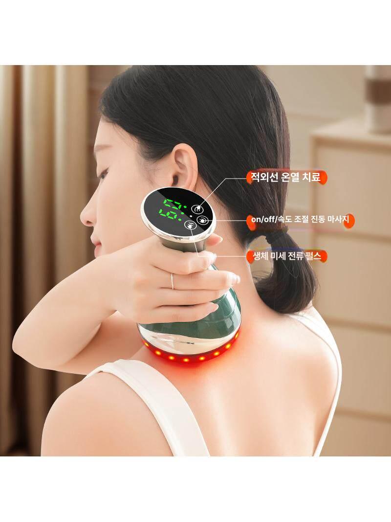 전신 온열 전동 마사지 브러시 복부 혈액순환 케어 - 상세 이미지 2